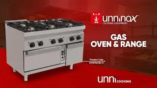 Gas Range with Gas Oven 6 Burners | High Power Cooking & Integrated Oven &ndash; G70FGO30-K