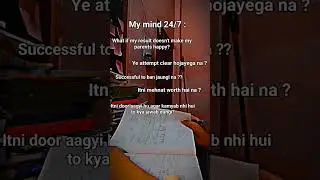 My mind 24/7 🥹💯💫 | Study Motivation | #harharmahadev