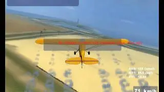 LS09 Landwirtschafts simulator 2009 crop-duster airplane (piper)