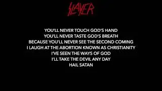 Slayer ⎮ 'Skeleton Christ' ⎮ (song and the official lyrics)