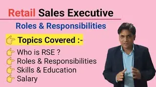Retail Sales Executive roles and Responsibilities | Retail sales executive job duties |
