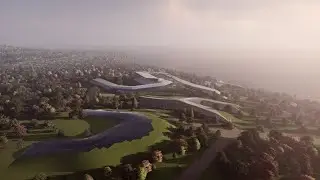 Futu Life. The city of innovations and sustainability on Dnipro river, Ukraine. Computational design