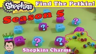 Shopkins Game: Find The Petkin In The Backpack + Season 5 Charms