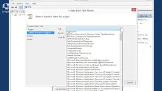 Windows 8.0 Professional - Schedule a Task Based on a Specific Event