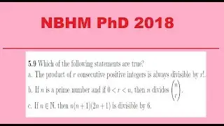 NBHM PhD 2018 Q.5.9 (Divisibility)