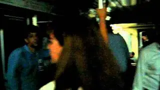 NYC Blackout 2003 - Inside a Subway Car