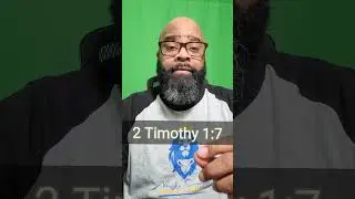 What does the bible say about overcoming fear? - 2 Timothy 1:7 #shorts