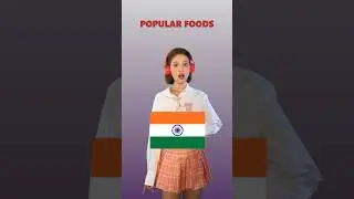 Popular food from countries vs India 🇮🇳 #countryballs #countries #flags