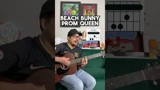 Beach Bunny - Prom Queen cover guitar tutorial