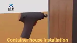3D video of container house #containerhouse #40ft #20ft #home #movie #automobile #construction