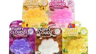 Scented Fluffy Cloudz Slime with Surprise Charm Mixing Cloud Slime Unboxing Toy Review