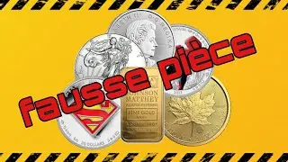 fausse pi&egrave;ces d'investissement or argent