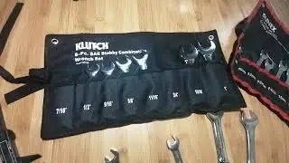 Klutch SAE Stubby Wrench Set (Northern Tool store brand)