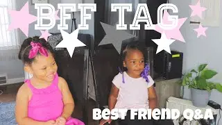 BFF TAG 2020 ||  Best Friend Tag Q&A || Langston & Naomi Grace || FUNNY TODDLERS