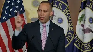 ‘Chaos, crisis and corruption’: Hakeem Jeffries fires scathing insults at Trump