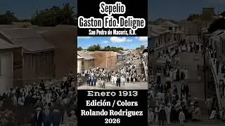 San Pedro de Macor&iacute;s 1913 Gaston Fdo.Deligne #sanpedrodemacoris #republicadominicana #history