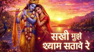 सखी मुझे श्याम शतावे रे | ब्रज की मधुर कृष्ण भजन | राधा कृष्ण भजन, बंशी की धुन पर नाचे ब्रज
