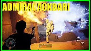 Star Wars Battlefront 2 - **WARNING** Loud Admiral Ackbars! Han Solo time!