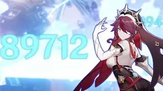 HOW TO ROSARIA MAX DAMAGE COMBO | Rosaria Genshin Impact