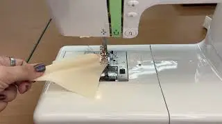 How to operate a sewing machine