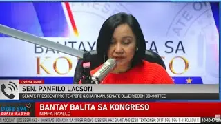 Sen. PING LACSON on Blue Ribbon Draft, 'Tsina-dors' and West Philippine Sea: Interview on DZBB