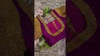 Designer Blouses Delivery in 2 Days at YUTI Whatsapp:+91-7010905260 / Call 044-42179088, TNagar