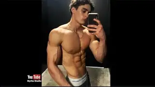 Teen Fitness Model Shredded Body Update Posing 6 Pack Abs Logan Bend Styrke Studio #fitness #abs