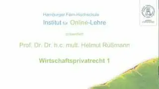 WPR1 (BGB AT) - 60/252 - Willenserkl&auml;rung - Privatautonomie und Vertrauensschutz