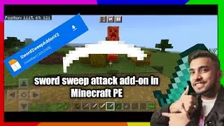 sword sweep attack add-onin Minecraft PE  bro