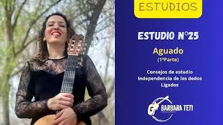 Estudio nº 25 (1ª parte) – Dionisio Aguado | Técnica mano izquierda