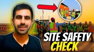 Construction Site Safety Inspection in Saudi Arabia | Safety Officer Vlog | AshfaqKhan Vlog 
