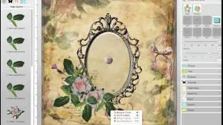 Scrapbook Layout in My Memories