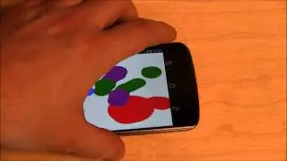 Qt 5 multi-touch demo running on Android