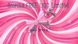 Sniping Pink Heart Bow.  Roblox Free Ugc