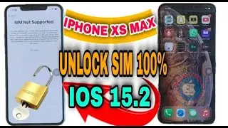 IPHONE XS XAM UNLOCK SIM IOS 15.2 WORK100%