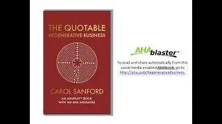 The Quotable Regenerative Business Automatically Share via the AHAblaster