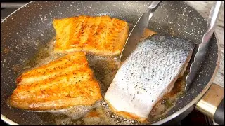 How to Cook Salmon in a Pan With Skin