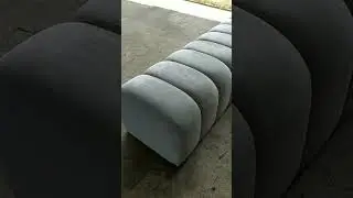 BENCH POUF || SOFA RUANG TUNGGU || STOOL#furniture #minimalis #sofa #custom #shorts
