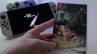 FINAL FANTASY 7 Twin Pack - 4 min Review | Switch OLED handheld gameplay