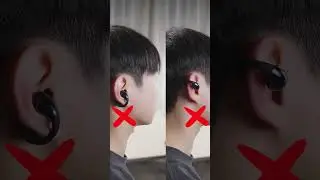 How to wear the PearlClip Pro properly?😆#soundpeats #wearing #earbudswireless #headphones #tech #fyp