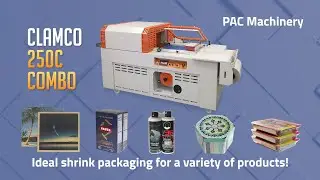 The Clamco 250C Combo Shrink Wrap System packages a variety of products!