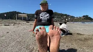 Sue's 60YO Soles on the Beach - Friendly Feet Ep. 4