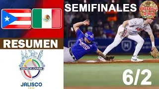 Resumen: Puerto Rico Vs M&eacute;xico Rojo Semifinal Serie del Caribe 2026 (6/2/2026)
