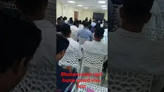 Home guard /// Bhubaneswar upd home guard viva test...