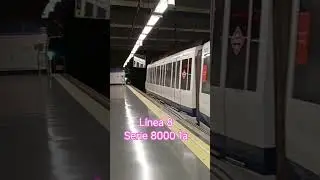 Serie 8000 1a saliendo de Barajas L8