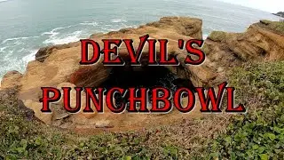 LINCOLN CITY, DEVIL'S PUNCHBOWL, CAPE FOULWEATHER, OTTER CREST SCENIC VIEWPOINT.