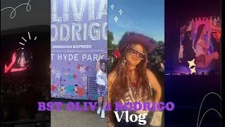 BST HYDE PARK | OLIVIA RODRIGO + GIRL IN RED VLOG