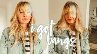 I GOT BANGS! | VLOG