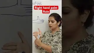 right hand rule #physicsexplained  #class12physics  #scienceeducation #electromagnetism