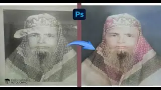Photo Restoration And Colorized By AI In Photoshop 2025